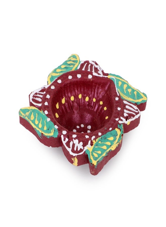 Hashcart Dia for Divali Decoration - Diyas for Divali Handmade Clay Diya Divali Decor [ Pack of 12 ] - Indian Puja Oil Lamp - Indian Housewarming Return Divali Gifts Hashcart® - Image 5